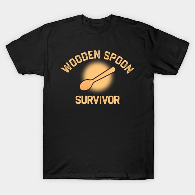 Wooden Spoon Survivor T-Shirt by kaden.nysti